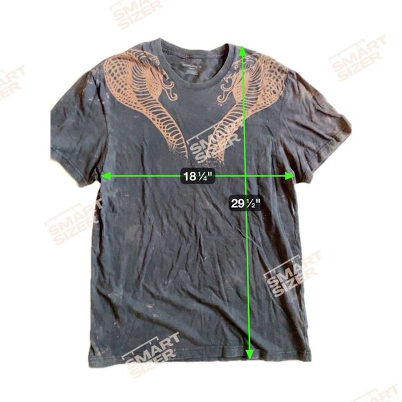 Vintage Y2K DKNY Mens Cobra Graphic T-Shirt Size XL Black Snake Print Streetwear - Picture 7 of 8